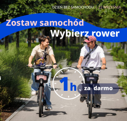Darmowa godzina jazdy rowerami PRM – 22 września obchodzimy Dzień bez Samochodu 