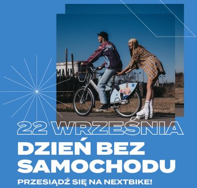 Darmowa godzina jazdy na rowerach miejskich od Nextbike – 22 września to Dzień Bez Samochodu